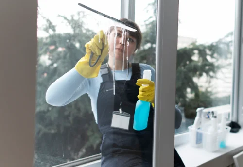Nettoyage de vitres intérieures et extérieures à Dammarie